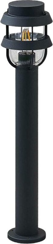 Lindby - Pollerleuchte Alvaro in Dunkelgrau, 60 cm