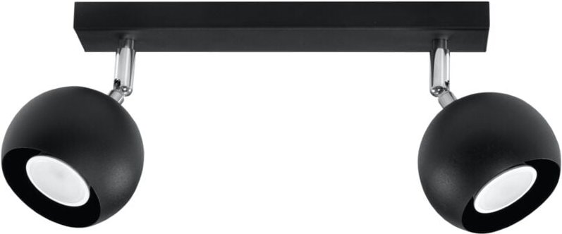 Oculare - 2 Light Spotlight Bar Schwarz, GU10 - Sollux