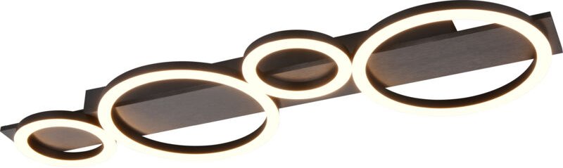 Led Deckenleuchte Lumos schwarz matt - weiß Deckenlampen & Kronleuchter - Reality