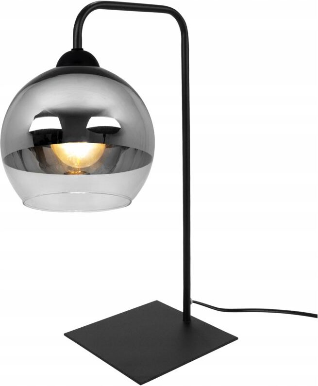 Chromkugel-LED-Nachttischlampe