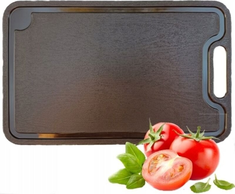 Küchenschneidebrett aus Kunststoff BRAUN MOKKA 25x16cm PRODUKTION POLNISCH ZERTIFIKAT