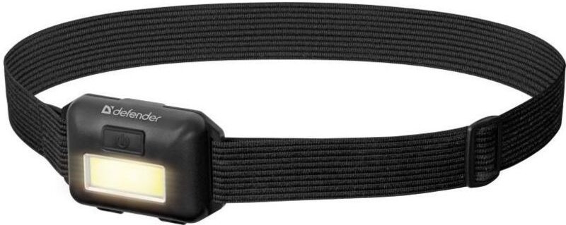 Defender FL-01 Taschenlampe, COB, 3 Modi, Stirnlampe