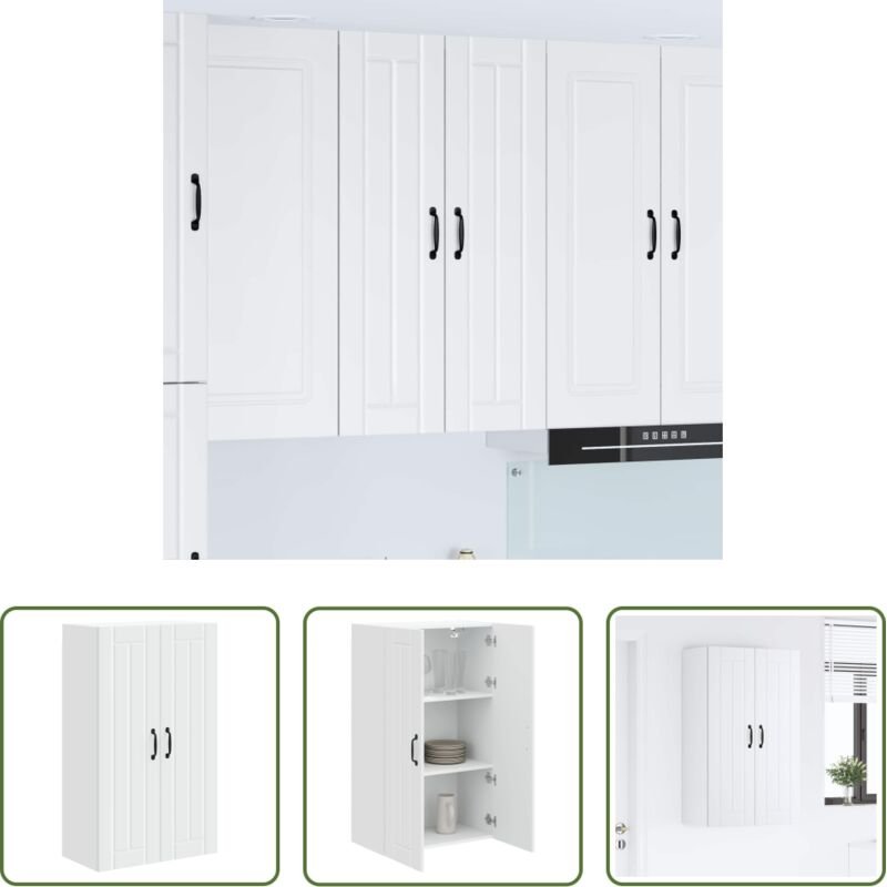 vidaXL Küchenorganisation - Küchenschrank Weiß 60 x 31 x 100 cm Holzwerkstoff