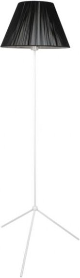 AKUNADECOR Floor Wohnzimmer WeißMit Lampenschirm Thread Schwarz 150cm