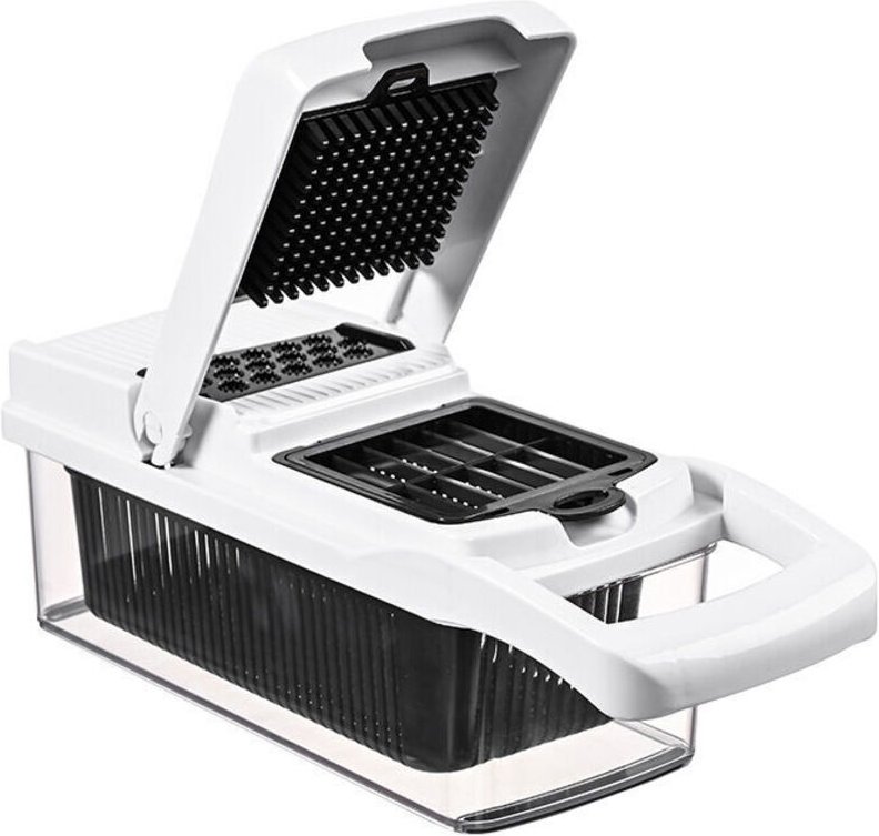 Gemüseschneider – Zwiebelschneider – Gemüseschneider und Spiralschneider – Gemüseschneider mit Behälter – Haushaltswaren...