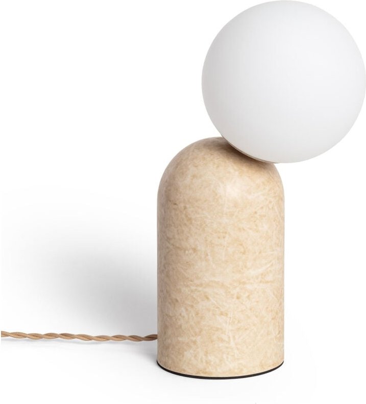 Efectoled - Tischlampe Metall Society Beige