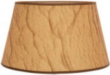 Fabrilamp - Lampenschirm salma e27 pergament 15dx12dx13h konisch offen konisch