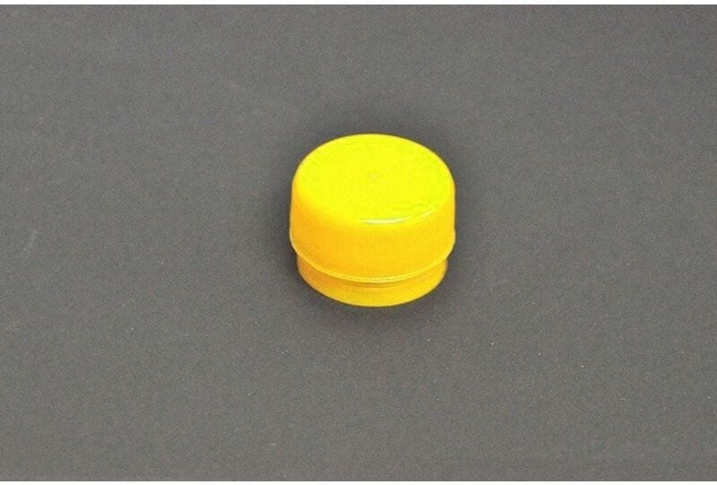 100x Deckel für PETlinge verschiedene Farben Schraubdeckel PETling Kunststoff - gelb
