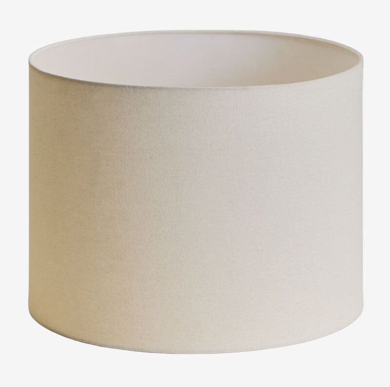 SKLUM Arlina Stofflampenschirm Eierschale Ø40 cm - ↑30 cm