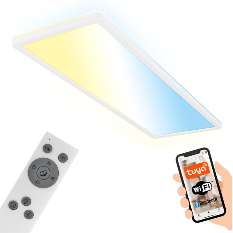 Led Deckenlampe Deckenleuchte Smart led Panel Flach Dimmbar Fernbedienung