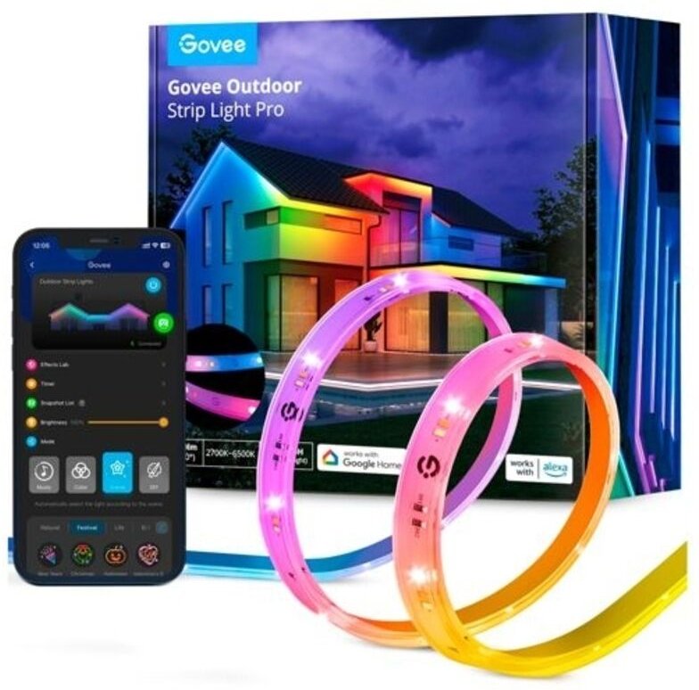 Rgbicww LED-Lichtstreifen für den Außenbereich, LED-Streifen ,10 Meter - Govee
