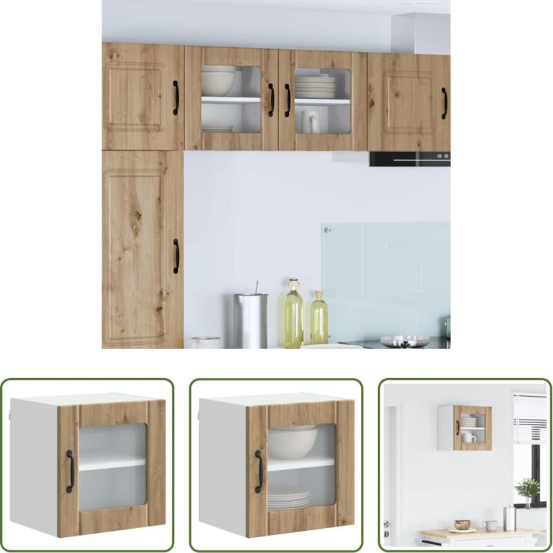 vidaXL Küchenschrank Artisan-Eiche - Küchenschrank Artisan-Eiche 40 x 31 x 40 cm Holzwerkstoff