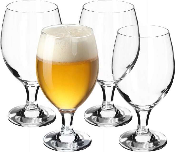 Thumbnail - Biergläser Set, Bierseidel aus Glas, Biertulpen, 400 ml, 4 Stück - Kadax