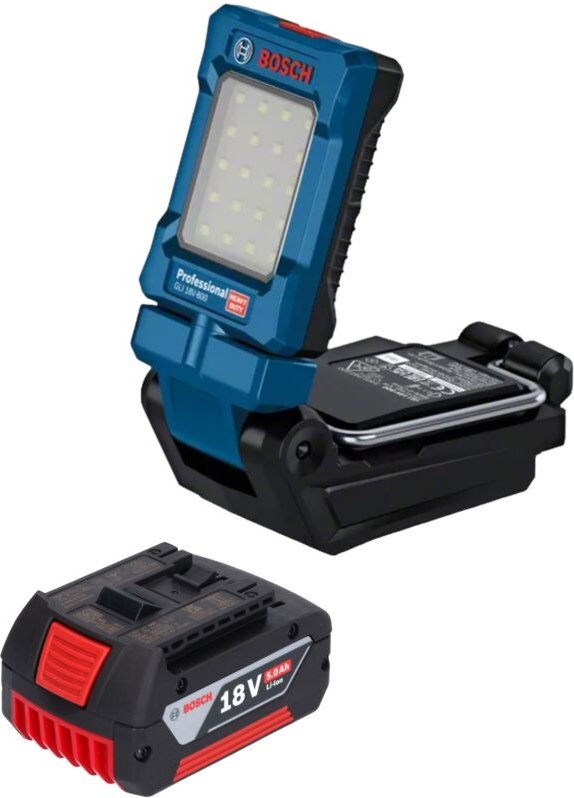 Bosch gli 18V-800 Professional Akku Leuchte 18 v 800 lm + 1x Akku 5,0 Ah - ohne Ladegerät