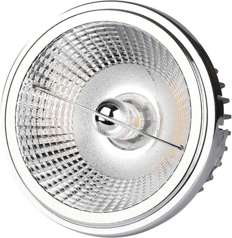 20W AR111 LED-Strahler mit austauschbaren Reflektoren (20°-40°) Silberfarbe Naturweiß - V-tac
