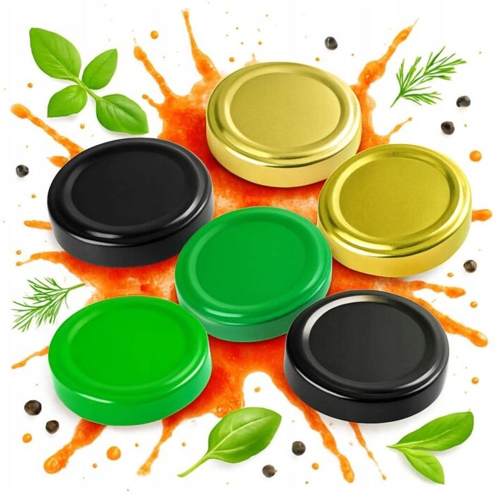 10x Deckel FI 58 HIGH Deckel für Gläser 10x Deckel für Gläser