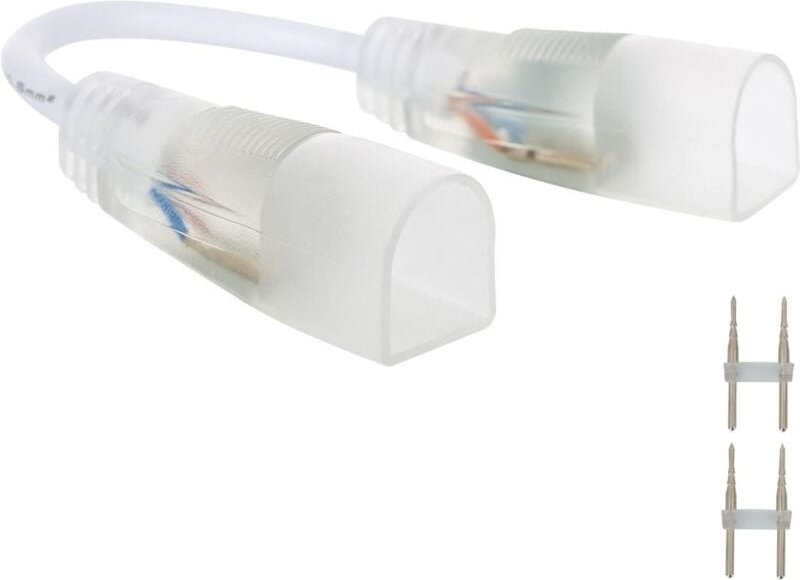 Efectoled - Verbindungskabel für LED-Streifen Neon 7.5 W/m Einfarbig 220V ac 120 LED/m Halbrund 180º IP67 nach Maß Schni...