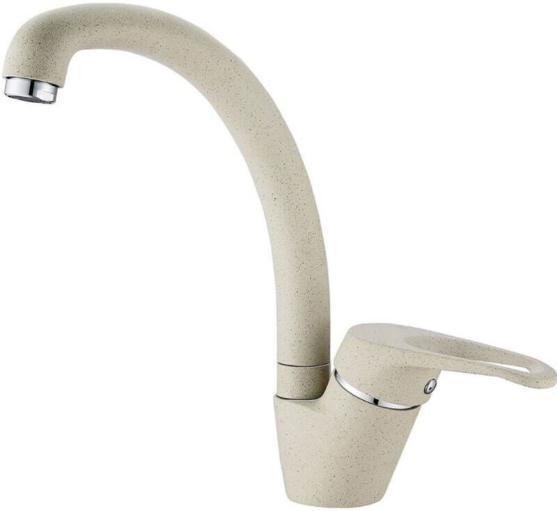 Ymyny - Küchenspüle, Mischbatterie, Einhebelmischer, Haferflockenstein, Einhebelmischer