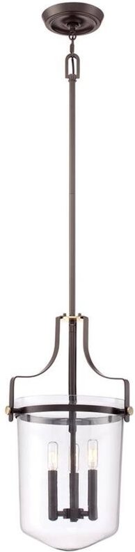 Penn Station - 3 Lichtdeckenanhänger Western Bronze, E14 - Elstead