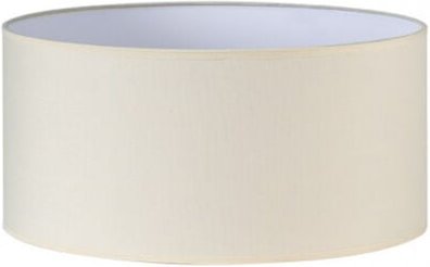 Dori Zylindrischer Lampenschirm E27 beige 45Dx45dx22h Cm Popelin Stoff