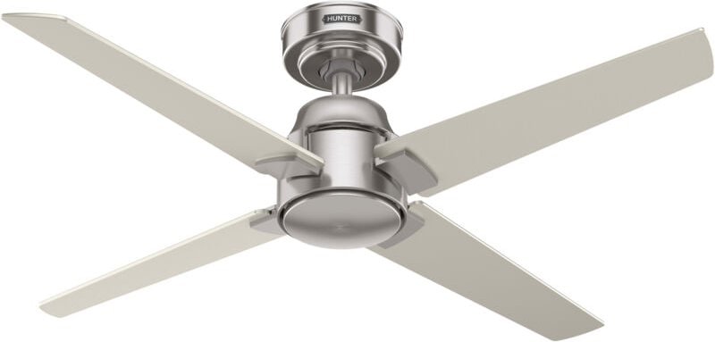 Deckenventilator Cordelia m Nickel mit Fernbedienung