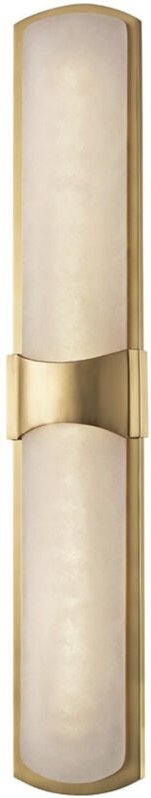 Valencia Led Wandleuchte Messing, Alabaster, 3000K