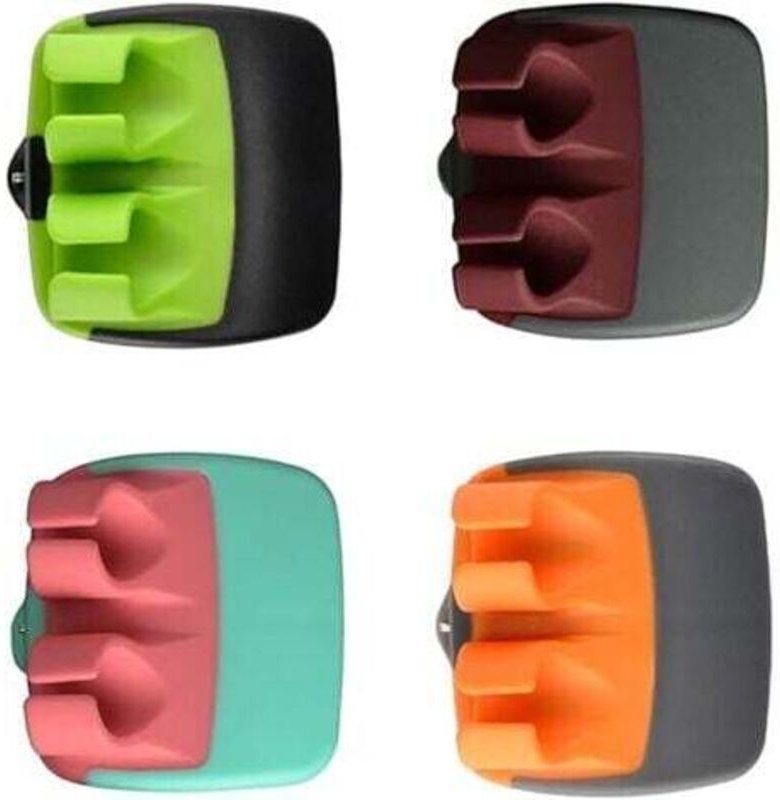 4-teiliges Gemüseschäler-Set, Gemüseschäler, 2-Schlitz-Schäler, Kreativschäler, Gemüse- und Spargelschäler, für Obst, Ka...