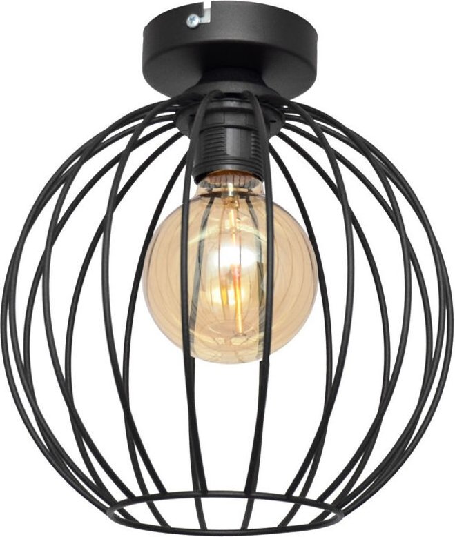 Helam MERCURE Halbbündiges Licht Schwarz 24cm