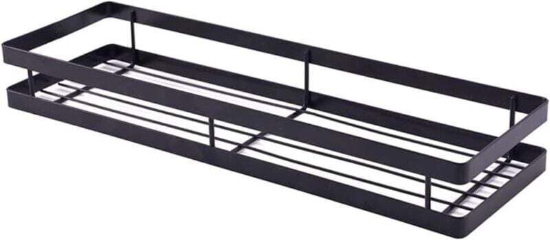 Multifunktionales, wandmontiertes Aufbewahrungsregal aus Eisen für Küche, Gewürze, Flaschen, Dusche, Badezimmer, schwebe...