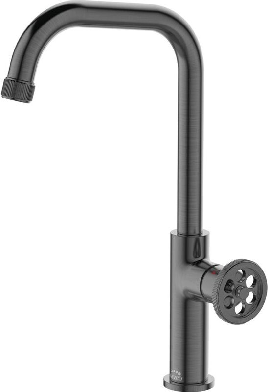 Laveo Gray MURO Stand-Spültischarmatur mit L-Auslauf