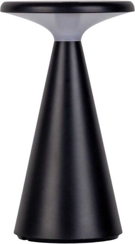 Naeve PALU Wiederaufladbare dimmbare LED-Solar-Außenlampe, tragbar, Schwarz, 2700 K, IP44, Berührungssensor