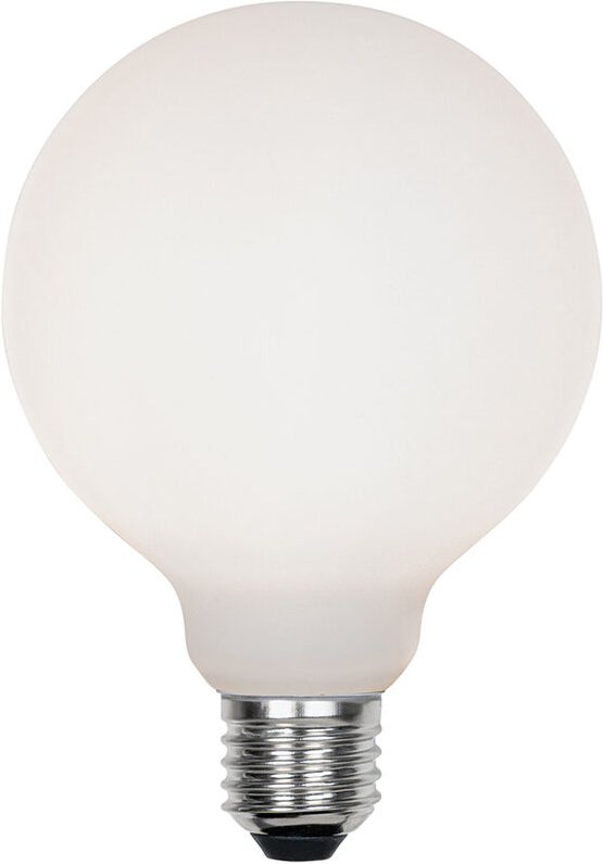 Luedd - E27 dimmbar in Kelvin LED-Lampe G95 Milchglas 4W 430 lm 2200-4000K