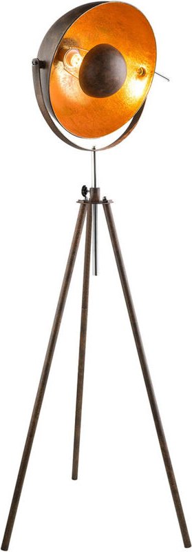 Stehlampe - Xirena i - braun - metall - ø 69cm - E27 - - Globo