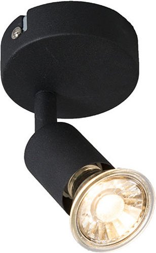 Moderner, neigbarer Deckenstrahler schwarz - Jeany