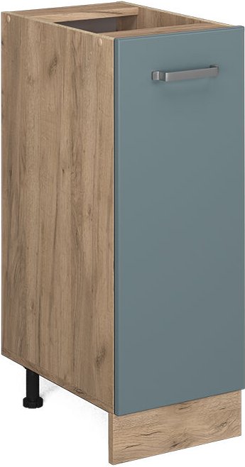 Vicco - Unterschrank R-Line, Blau-Grau, 30 cm ohne Arbeitsplatte