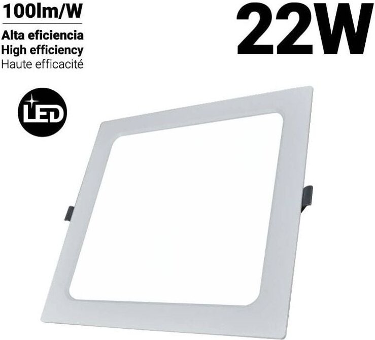 Led Einbaustrahler eckig, quadratisch 22W - led Spot