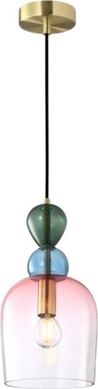 Italux Manso PND-37462B-MC-GD Hängelampe multicolor 16 cm
