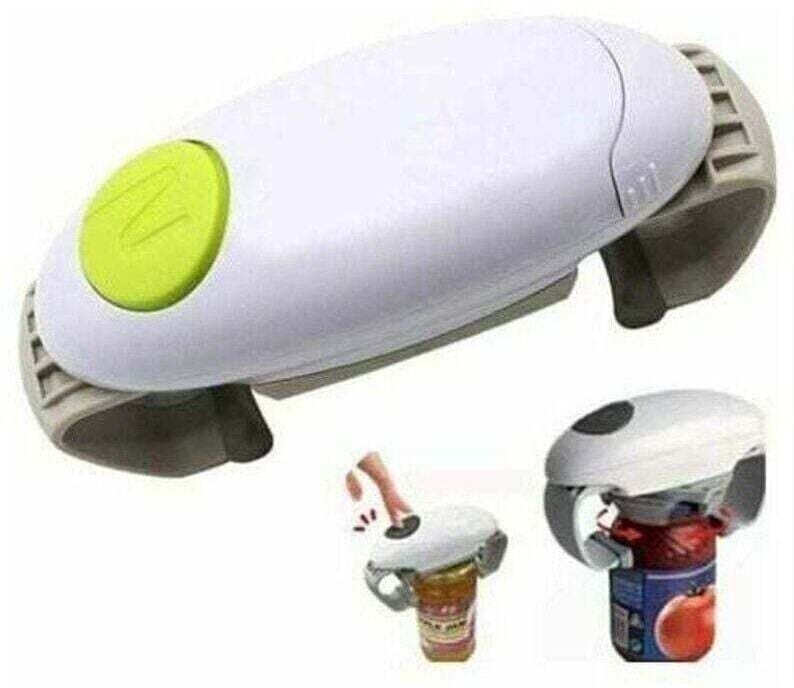 Automatischer Dosenöffner, Ein-Knopf-Öffner für die Küche, elektrischer Dosenöffner für Senioren und Menschen mit Arthri...