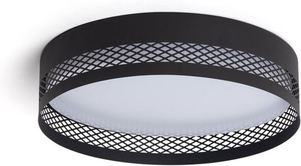 Efectoled - led Deckenleuchte 30W Metall Saska s Mattschwarz