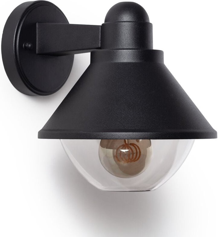 Wandleuchte für den Außenbereich Aluminium Valera Schwarz