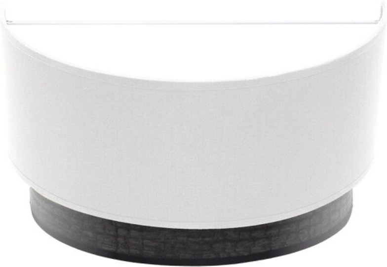 Thumbnail - Olga Wandleuchte 1xe27 weiß/schwarz Holz 15x30x16 cm