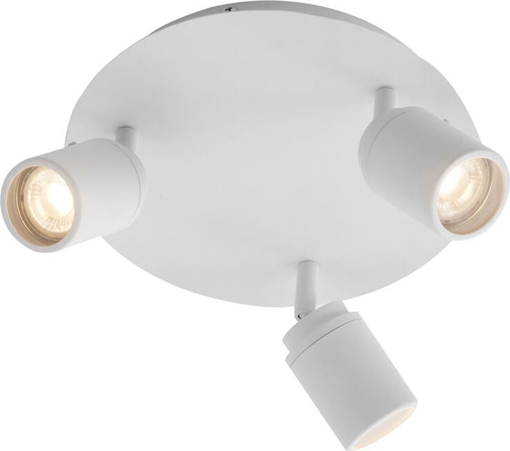 Moderner Badstrahler weiß 3-flammig IP44 - Ducha