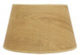 Fabrilamp - Lampenschirm Salma Klemmleuchte Holz 10dx8dx8h konisch offen konisch