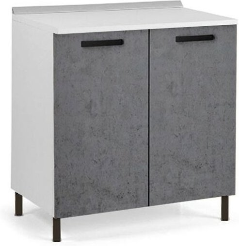 Webmarketpoint - Betongrauer Küchenunterschrank 80x50xh.82 cm