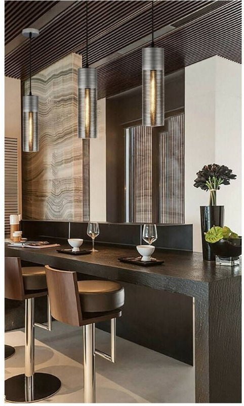 Trade Shop Traesio - Trade Shop - zylindrischer deckenleuchte aus glas mit E27-ANSCHLUSS A36-03 -