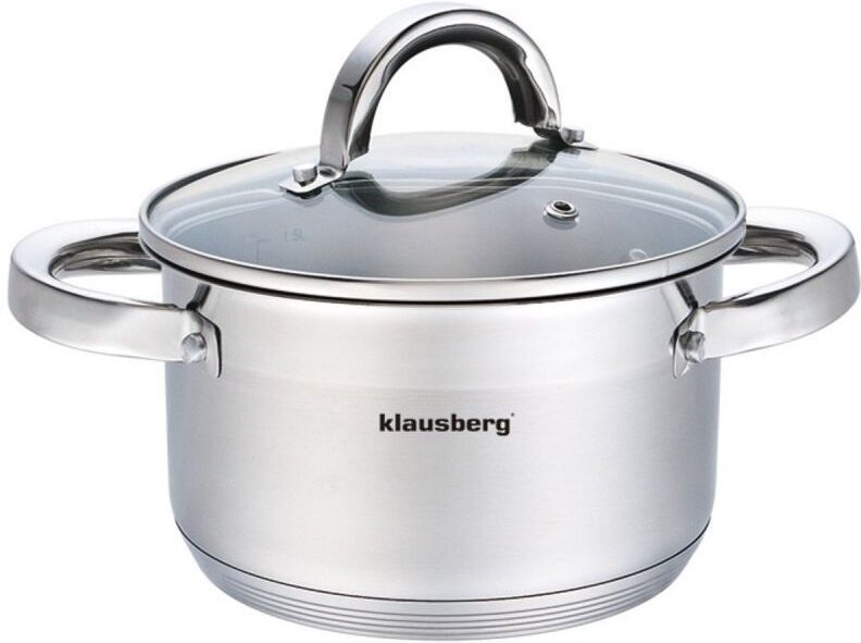TOPF MIT DECKEL 16cm KLAUSBERG KB-7122 1,5L
