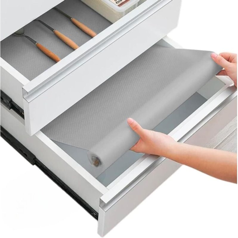 Schubladenbodenmatte 30×200 cm, rutschfest, für Kühlschrank/Schrank/Möbel.