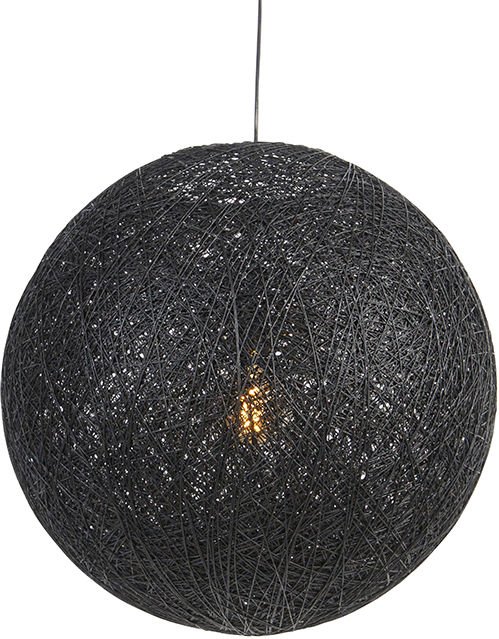Land Hängelampe schwarz 60 cm - Corda