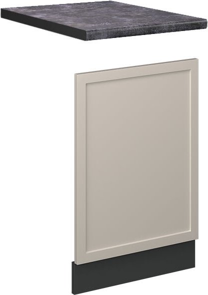 Frontblende Fame-Line, GrauBeige, 45 cm, AP Anthrazit, Vicco