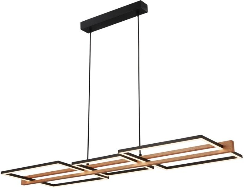 Led Pendelleuchte Hängelampe Esszimmer Küche Warmweiß Holz